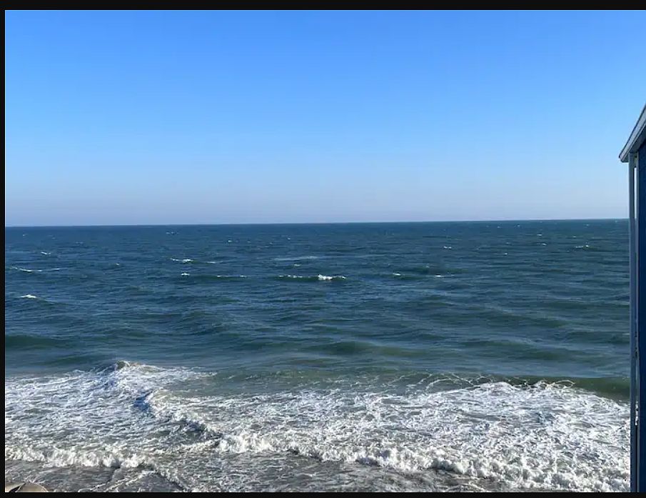 Beautiful ocean view from balcony