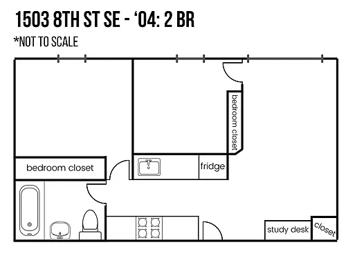 Floor plan 2 Bedroom