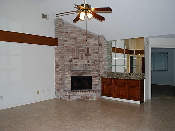 Cozy fireplace
