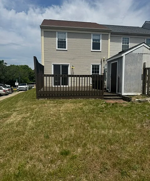 exterior rear of house