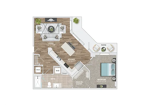 Floor plan A12A