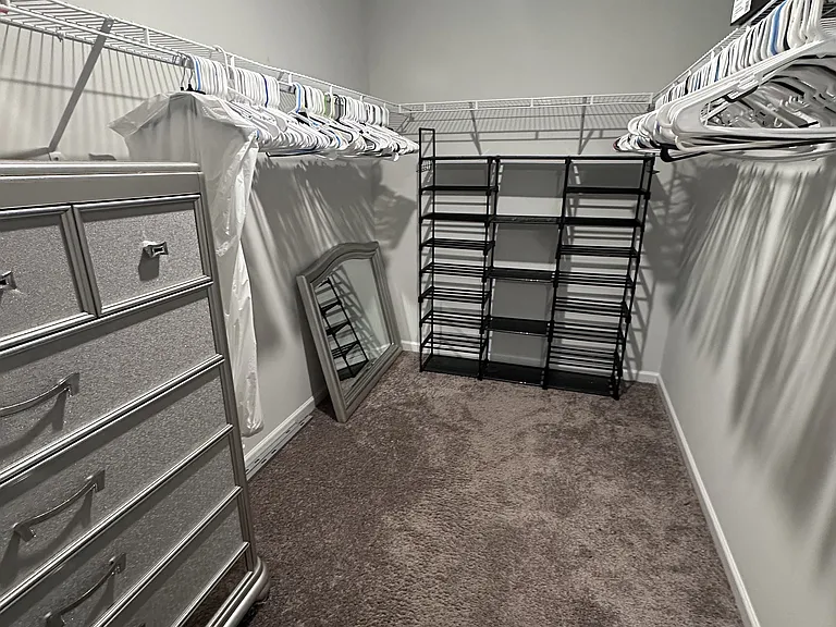 Master bedroom closet