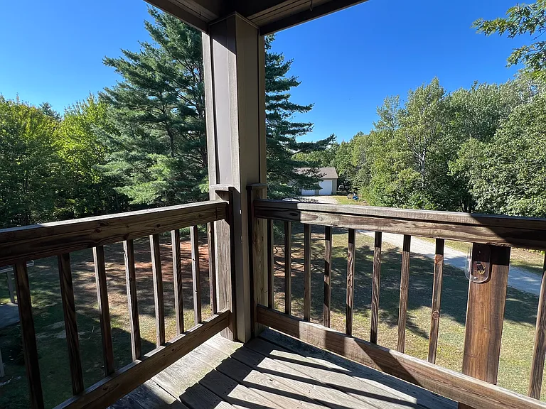 Private balcony view