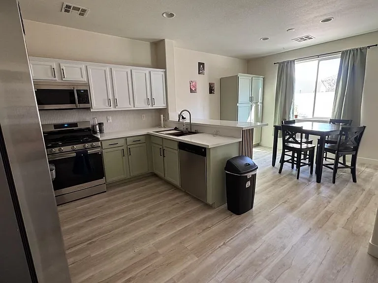 Kitchen and dining room