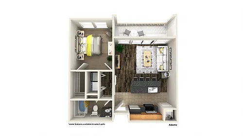 Floor plan Adams