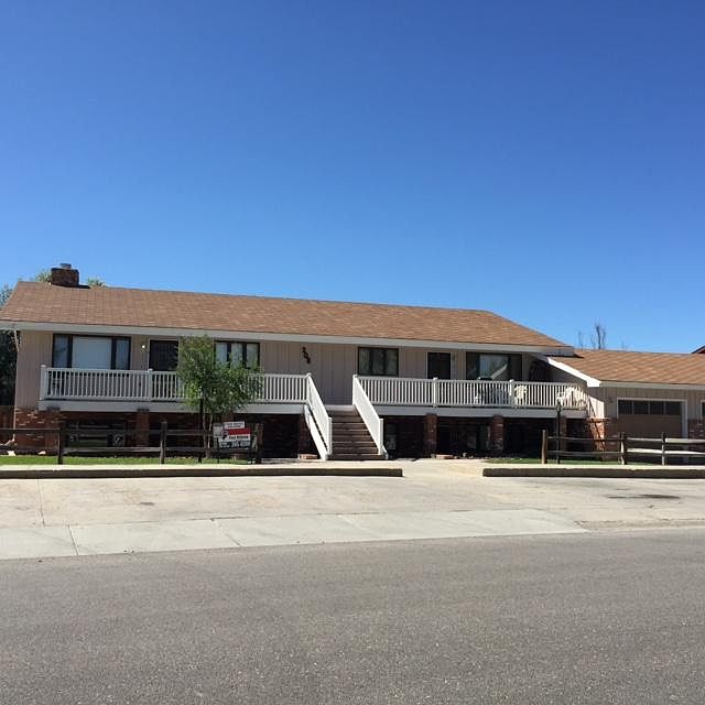 Exterior with garage on right