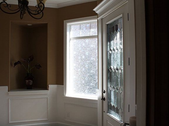 Elegant Entry with Glass Work