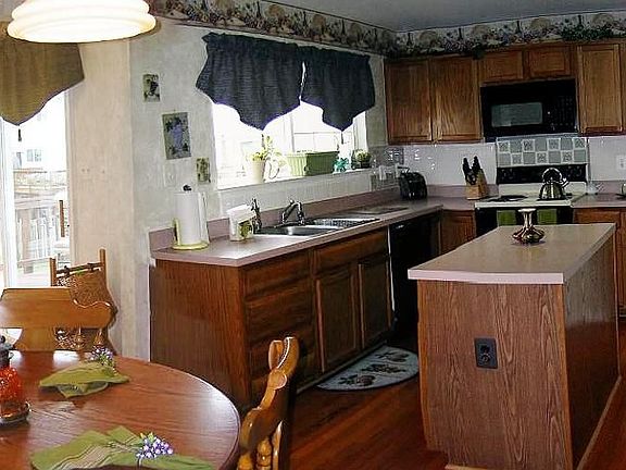 Kitchen and sunroom