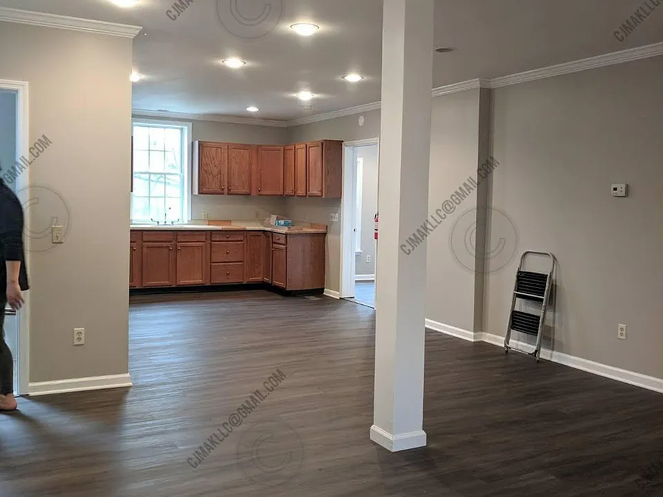 Ample space for large kitchen or dining room table.
