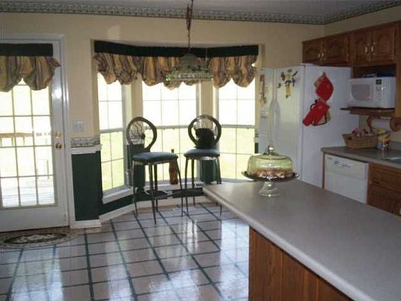 Another view of the open kitchen.
