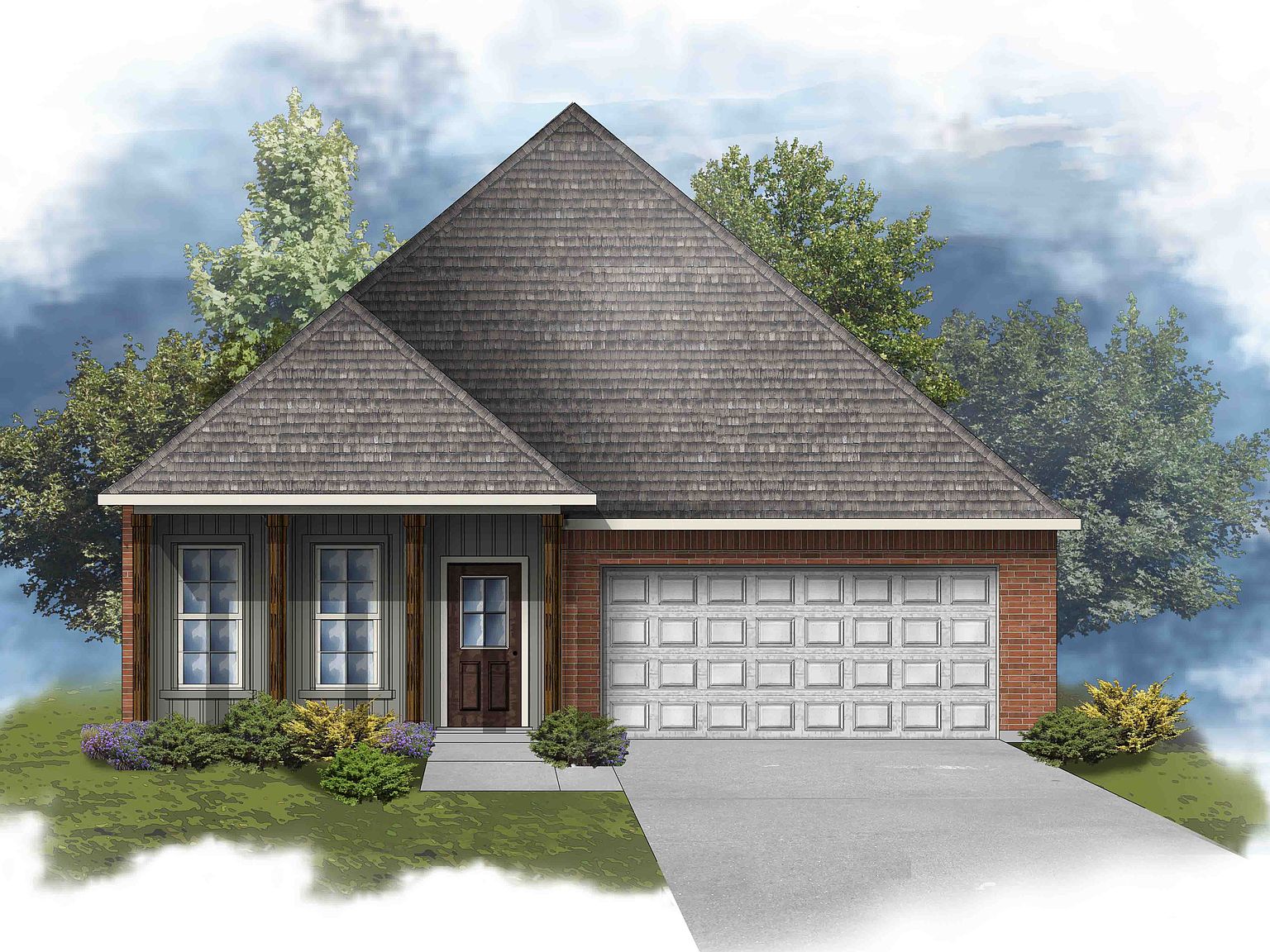 Oakstone V H Plan, Country Club Estates