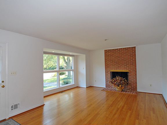 Living room fireplace