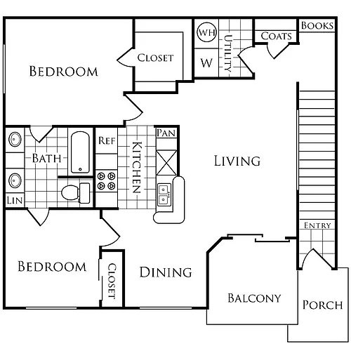 Floor plan Plan C2