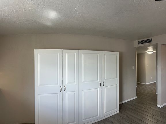 Kitchen wall pantry for additional dry food storage.