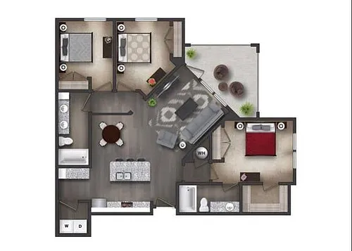 Floor plan Nottoway