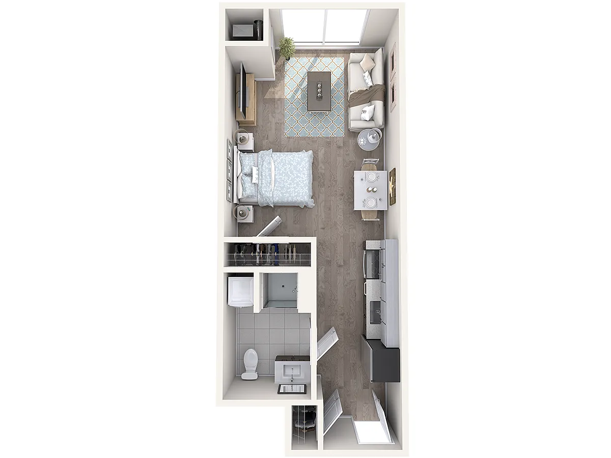 Floor plan Watermark B1-S18