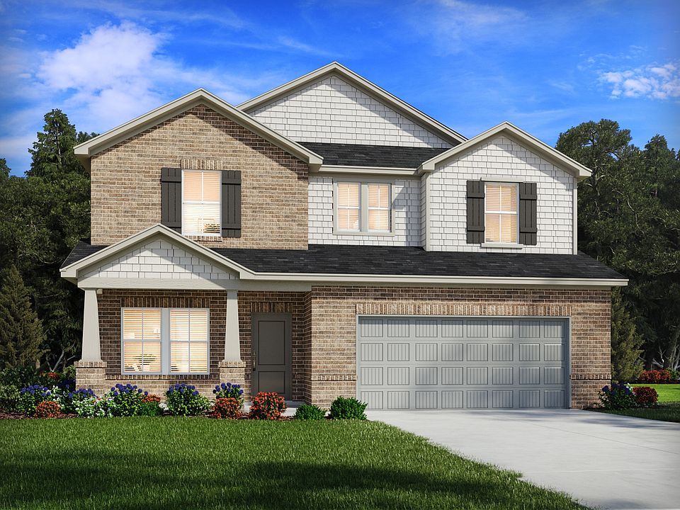 The Dakota floorplan with Elevation Y modeled at Kendall Farms.