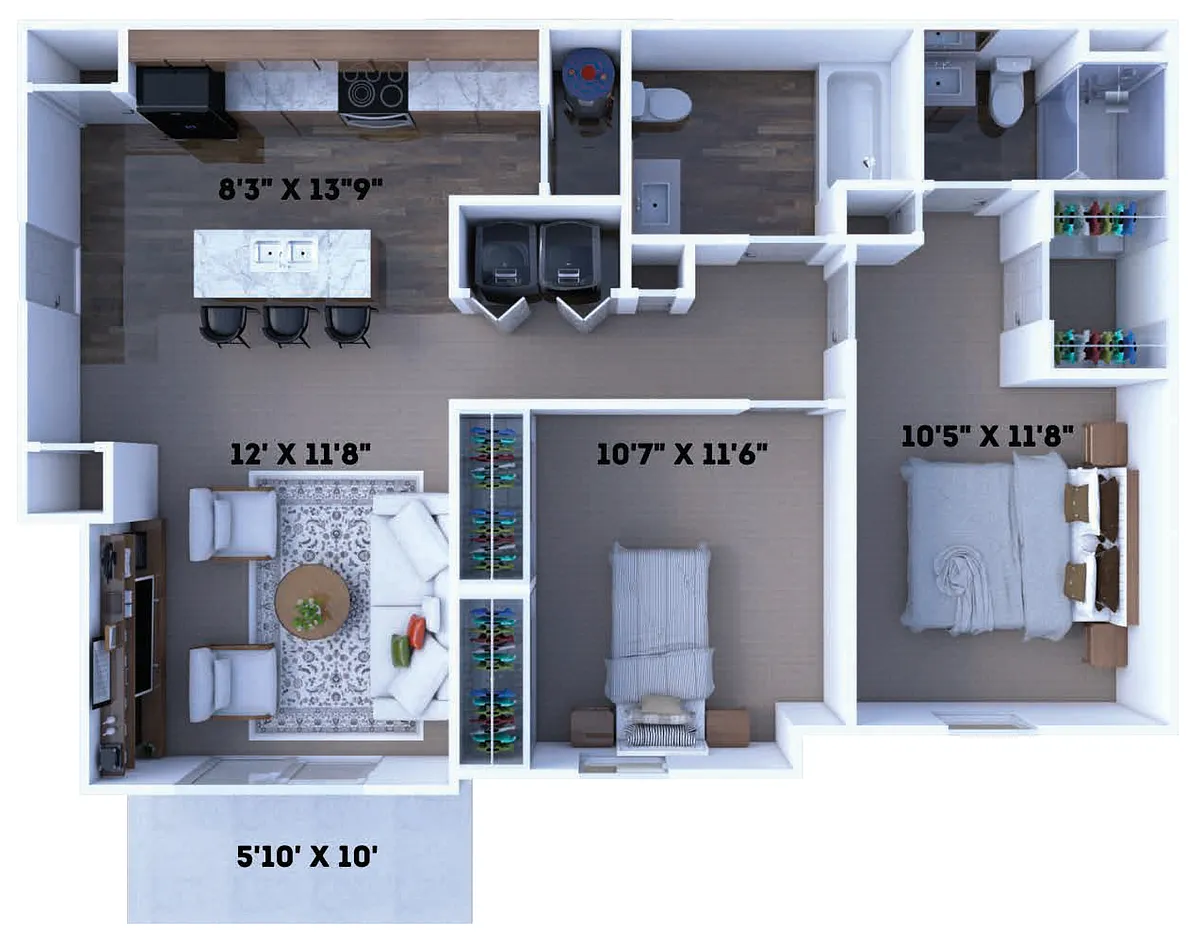 Floor plan The Sandusky