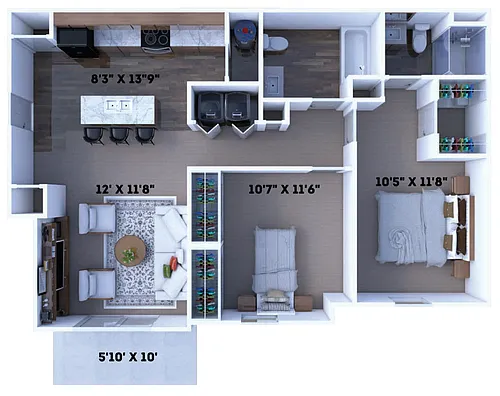Floor plan The Sandusky