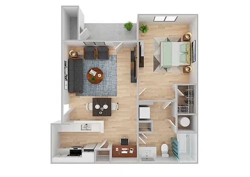 Floor plan Paddock | Renovated