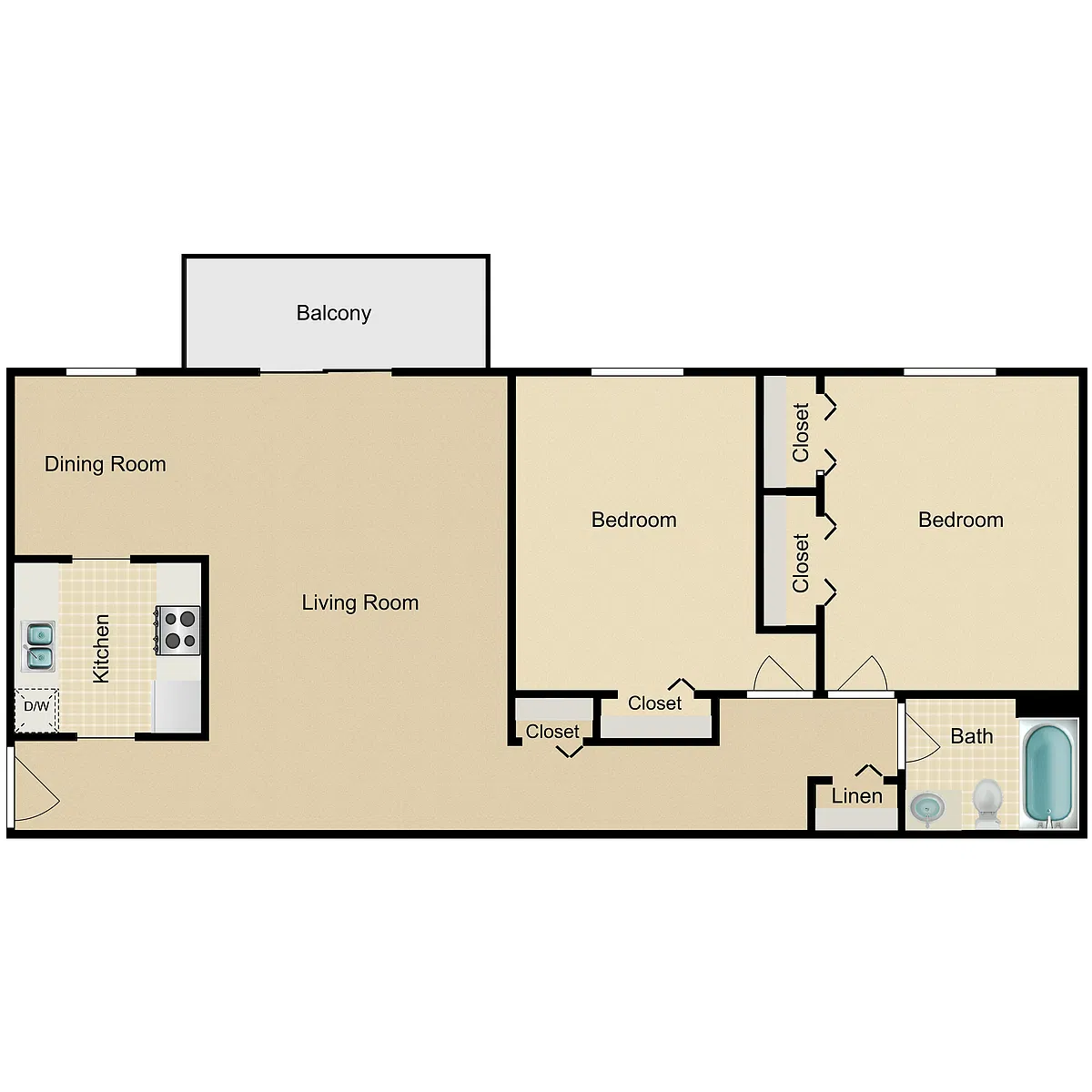 Floor plan Gramercy
