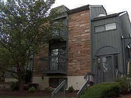 Front of townhome
