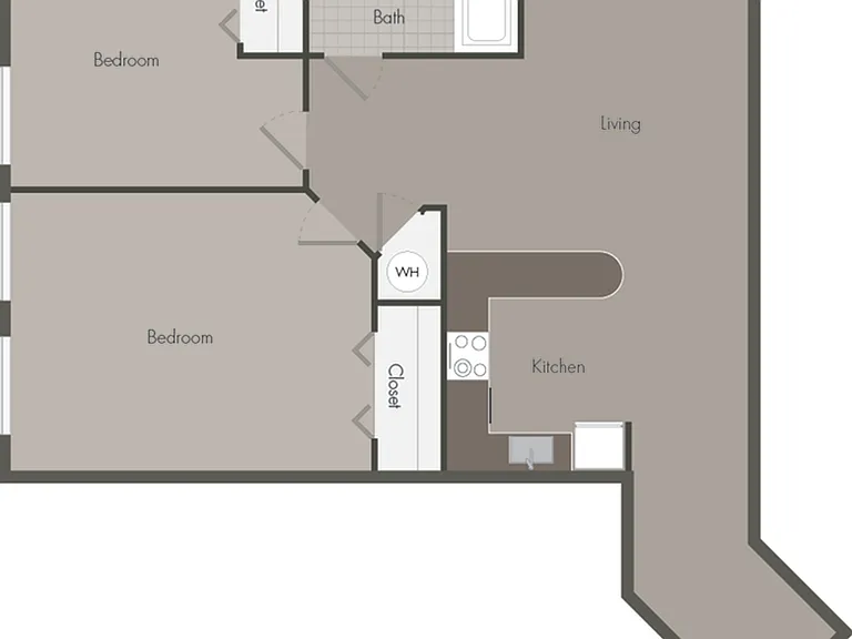 2 Bedroom | 1 Bathroom 2 Bedroom | 1 Bathroom
