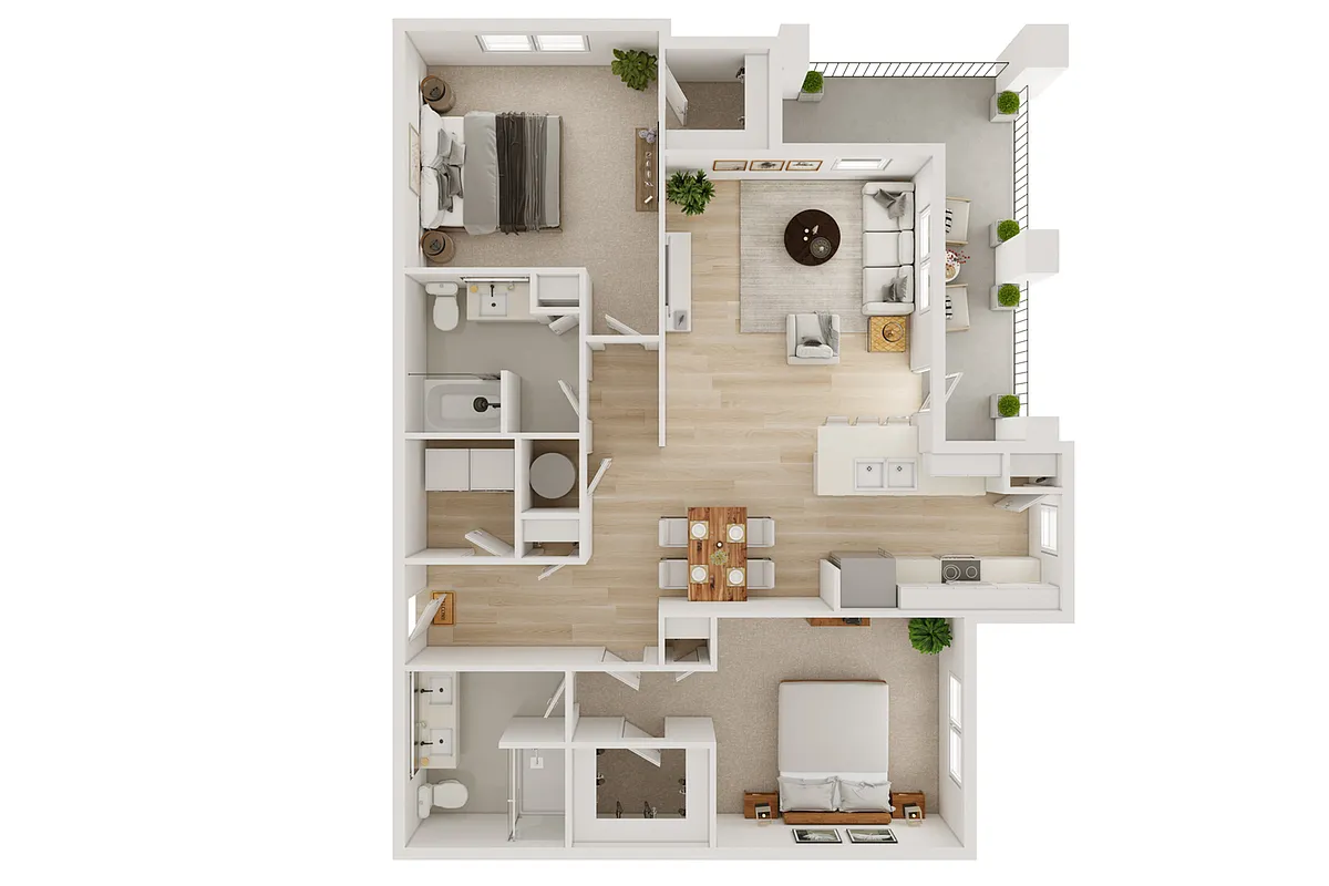 Floor plan B2