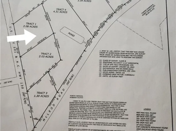 1 Us Highway 501 & North Hwy #C130, Rowland, NC 28383