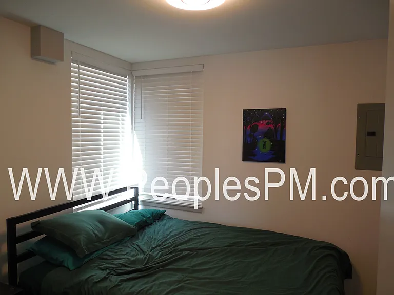 One of two main floor bedrooms