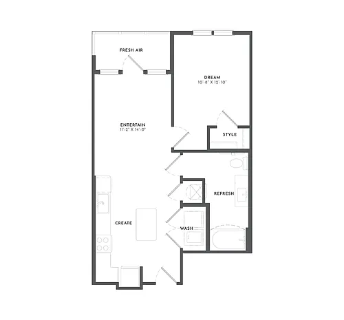 Floor plan A2 Type A