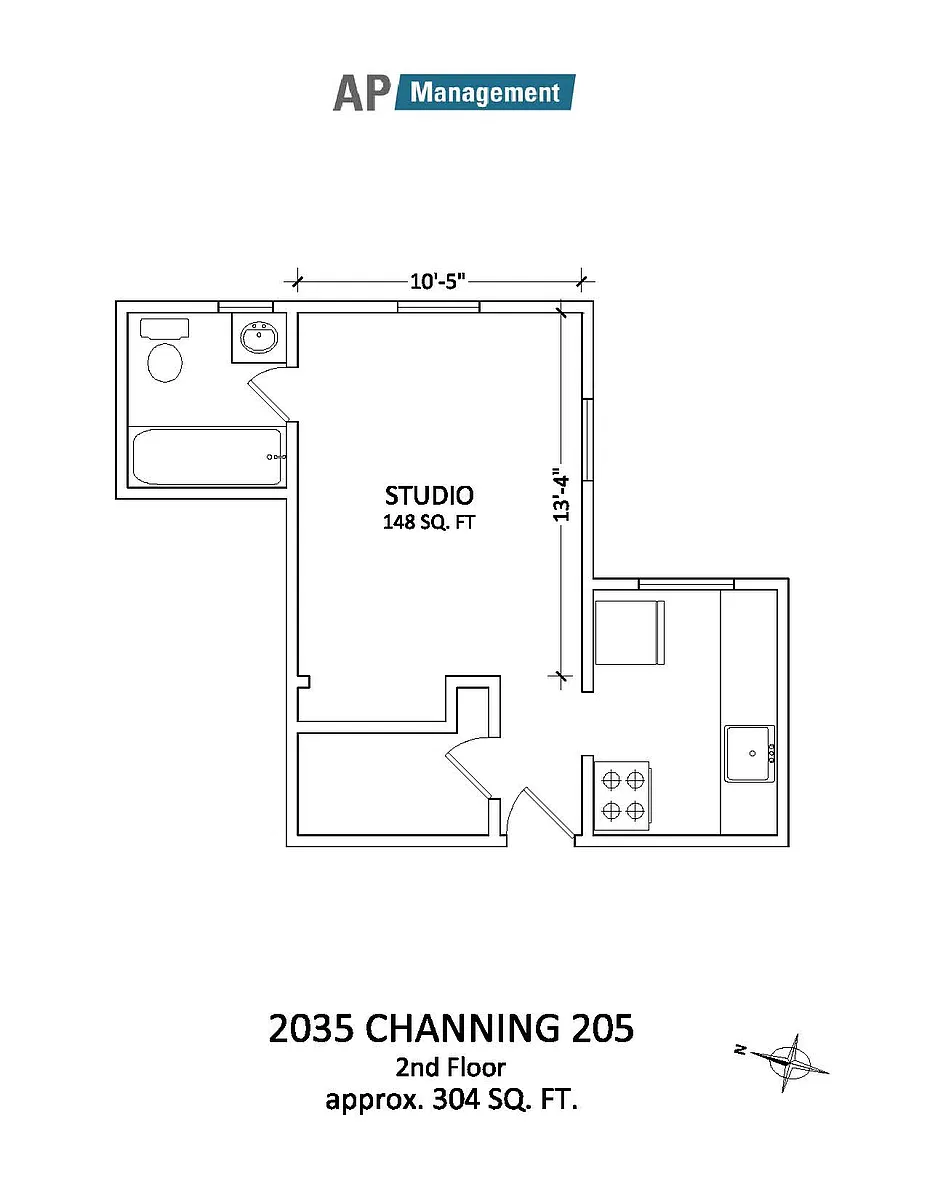 Floor plan Studio