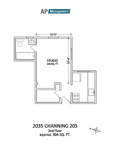 Floor plan Studio