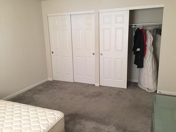 Master bed closet