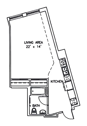 Floor plan The Dearborn
