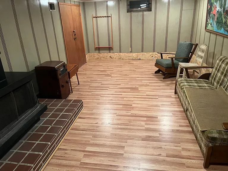 Basement with Fireplace 1