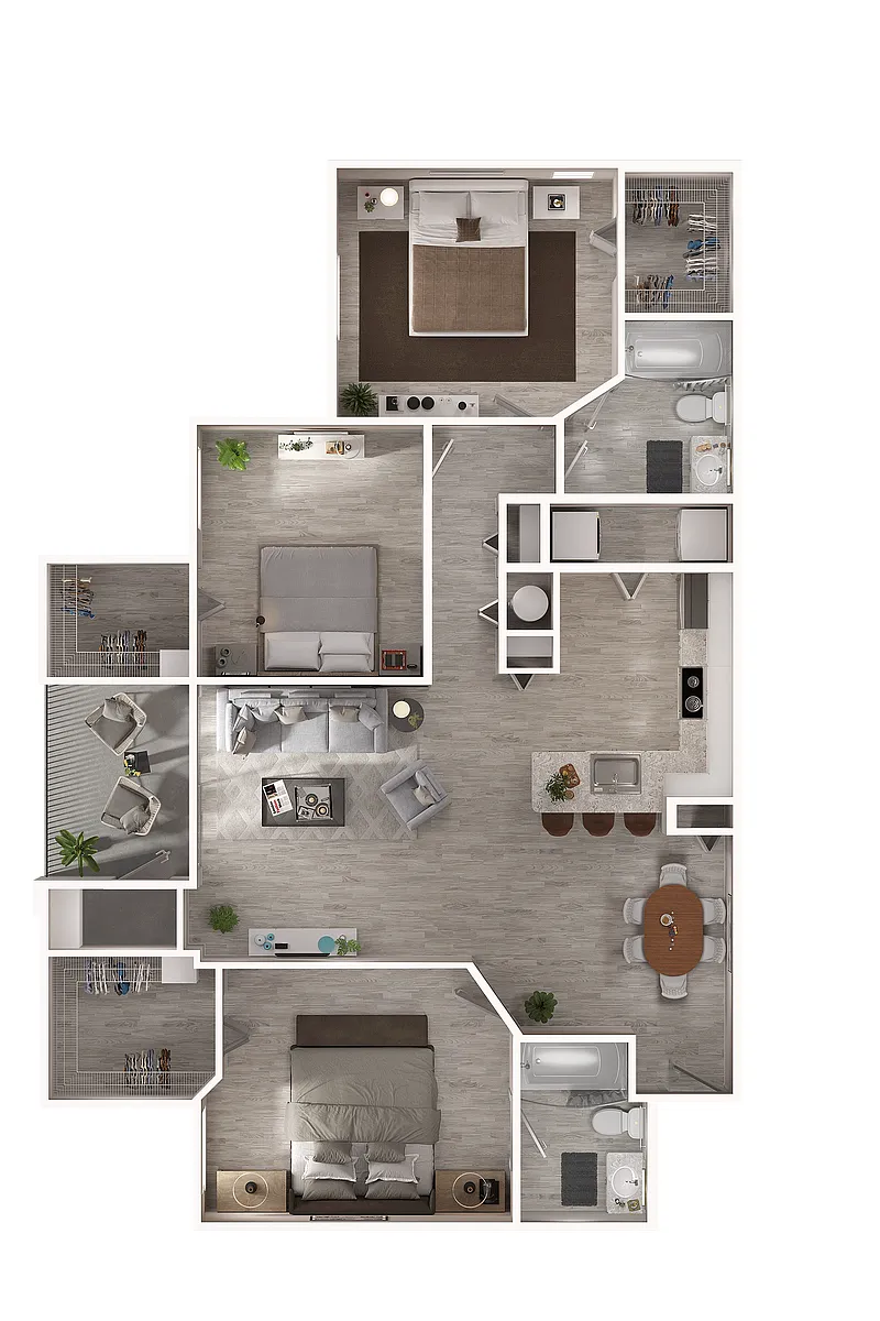 Floor plan C1R