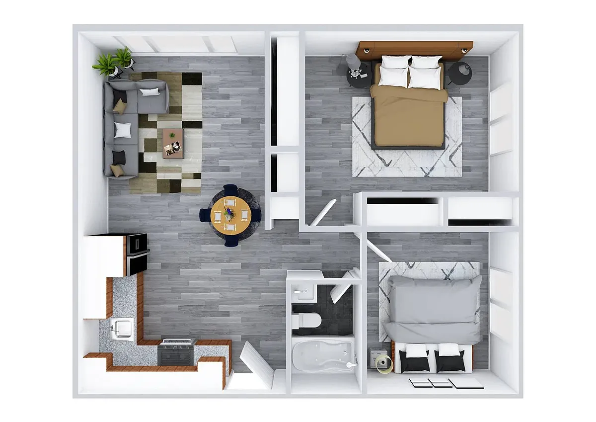 Floor plan Sapphire (Vintage)