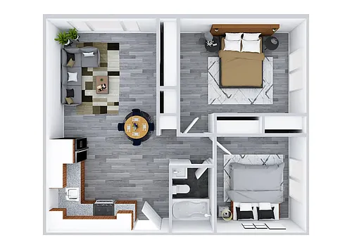 Floor plan Sapphire (Vintage)