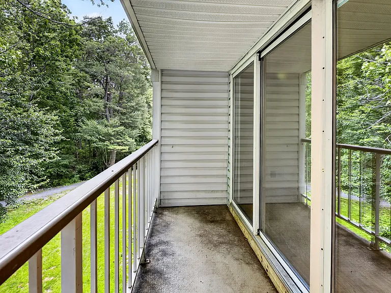 Balcony off of the living room
