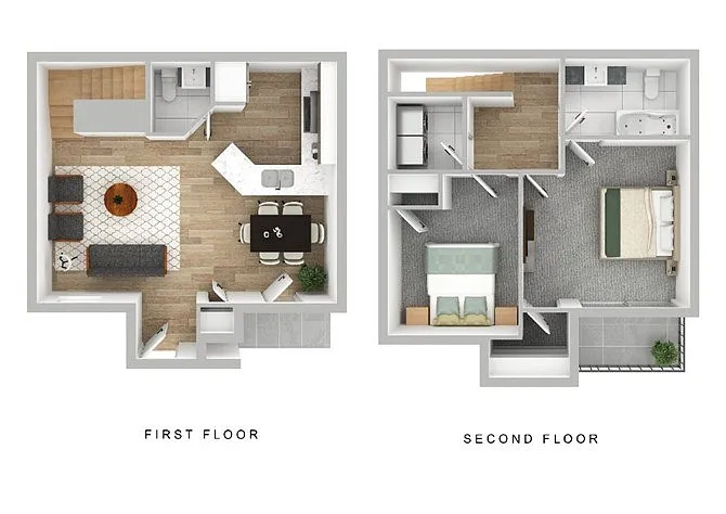 Floor plan Ashe Juniper Townhome