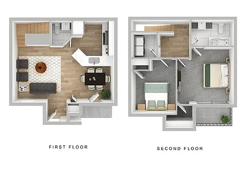 Floor plan Ashe Juniper Townhome
