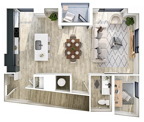 Floor plan T2