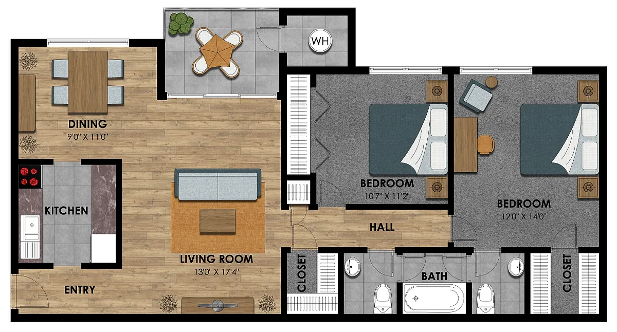 Floor plan The Hillgate