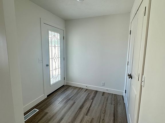 Front entrance and closet