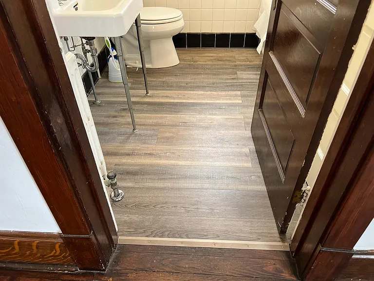 bathroom floor