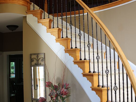 Newly installed iron rails