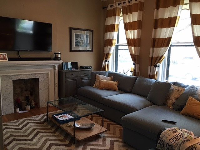 Living Room (Since been Painted Lt. Grey)