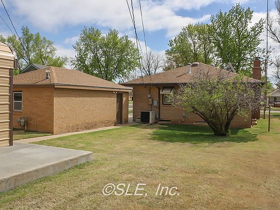 Rear of property
