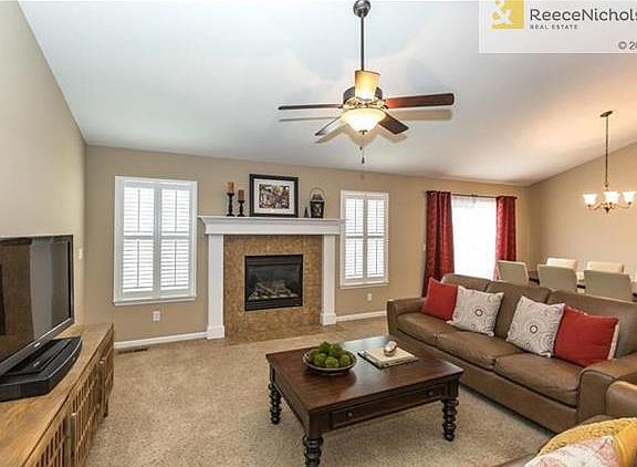 Great Room with gas fireplace